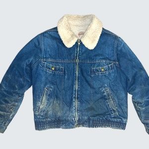 Sherpa-lined Denim Jacket
